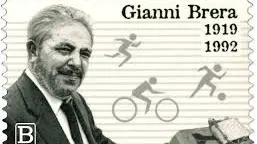 Il francobollo che ricorda Gianni Brera - © www.giornaledibrescia.it
