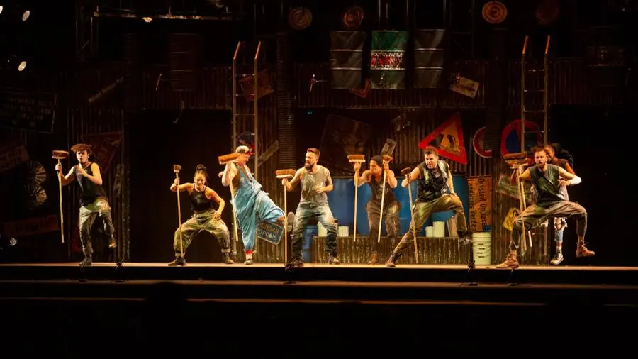 Lo spettacolo Stomp al Gran Teatro Morato