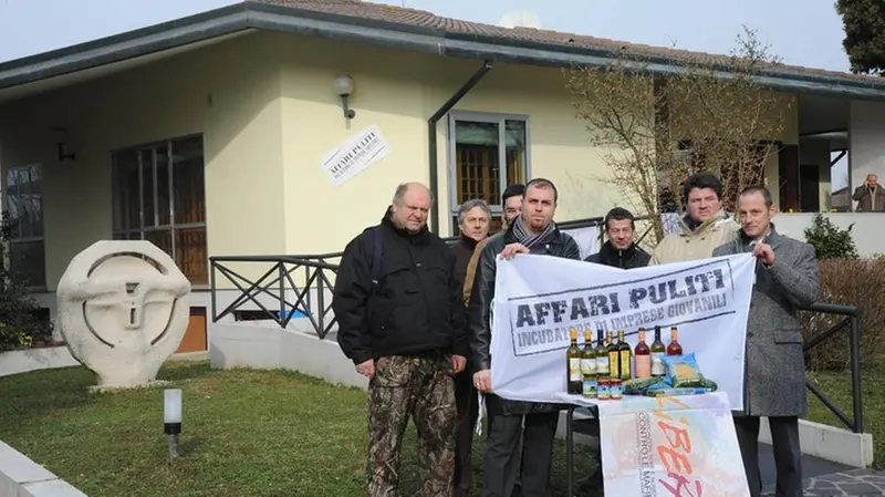 La villa di Felice Maniero a Campolongo Maggiore, suo paese natale, resa ad un'associazione contro la criminalità - Foto Ansa © www.giornaledibrescia.it