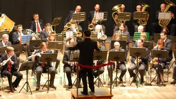 San Sebastiano. Pierfranco Rubagotti dirige la banda che si esibirà con gli amici di Sant’Apollonio