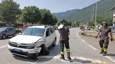 L'incidente frontale tra Villa Carcina e Sarezz