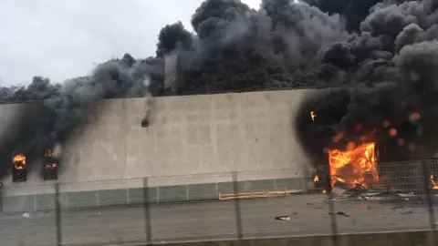 L'incendio di Leno al caseificio