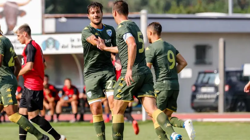 La prima amichevole del Brescia Calcio