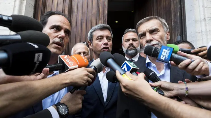 L'incontro al Nazareno fra le delegazioni di Pd e M5S