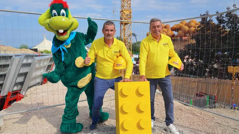 A Gardaland posato il primo mattoncino Lego
