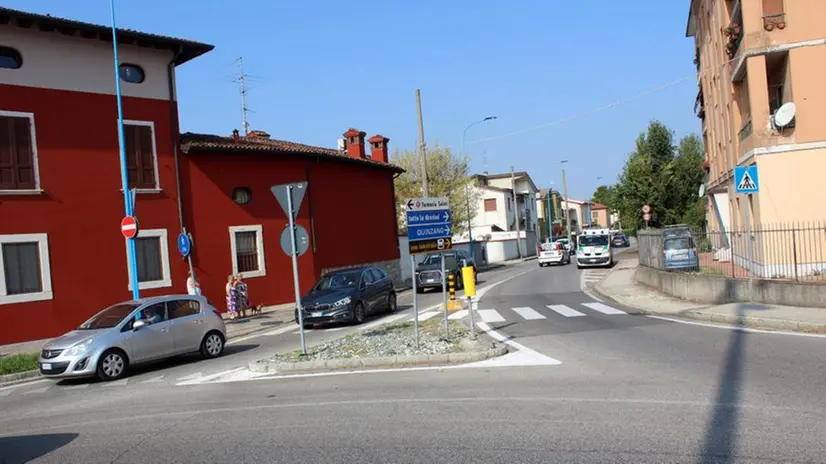 Il punto dell'investimento della ciclista