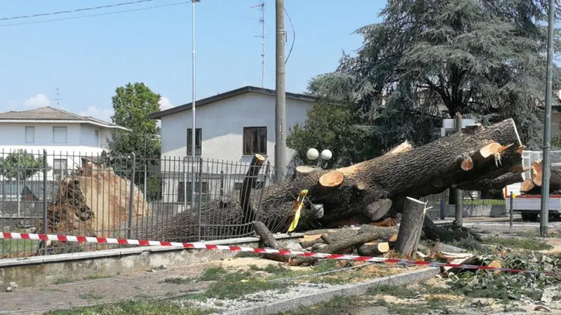 Rudiano, danni pesanti per il maltempo