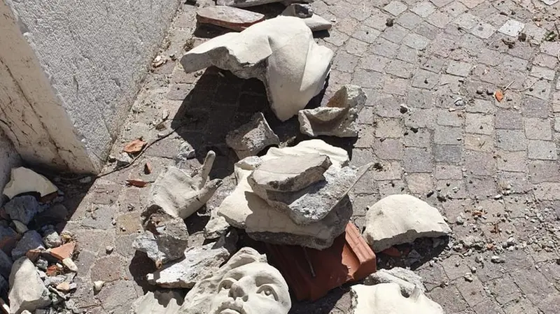 Collebeato, la bufera si è abbattuta sulla parrocchiale