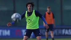 Sandro Tonali, ora in Under 21, sarà con Mancini per la gara con il Liechtenstein