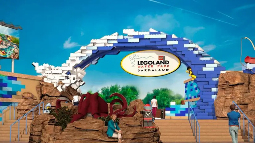 L'ingresso di Legoland water park -  Foto © www.giornaledibrescia.it