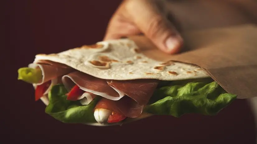 Il cibo preferito dai bresciani a domicilio è la piadina