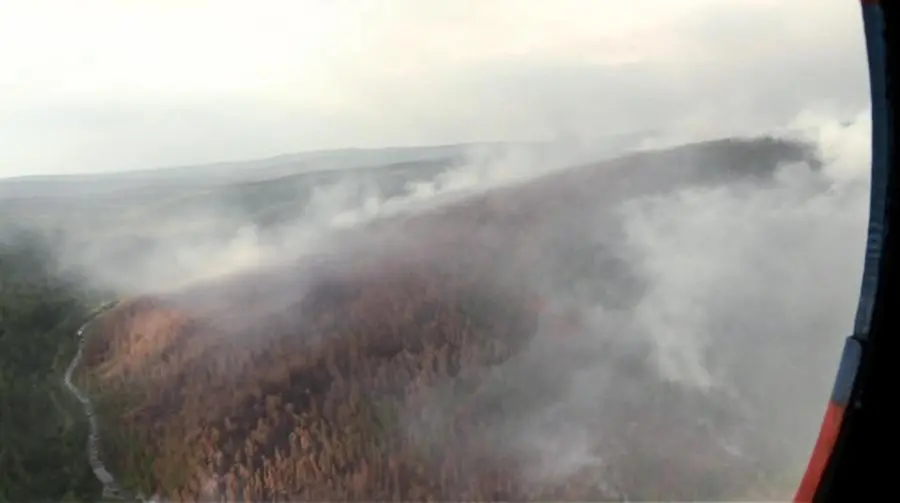 Le immagini degli incendi in corso in Siberia