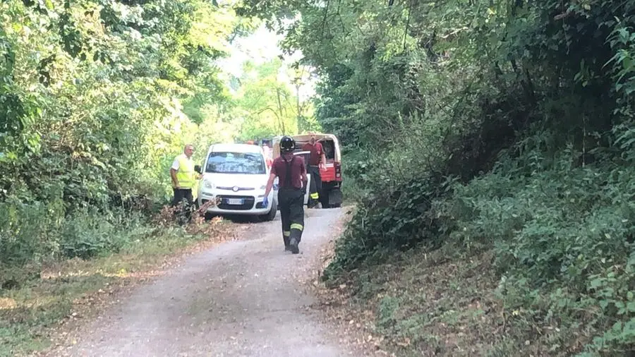 Poliziotto si tuffa per salvare un uomo caduto nel fiume