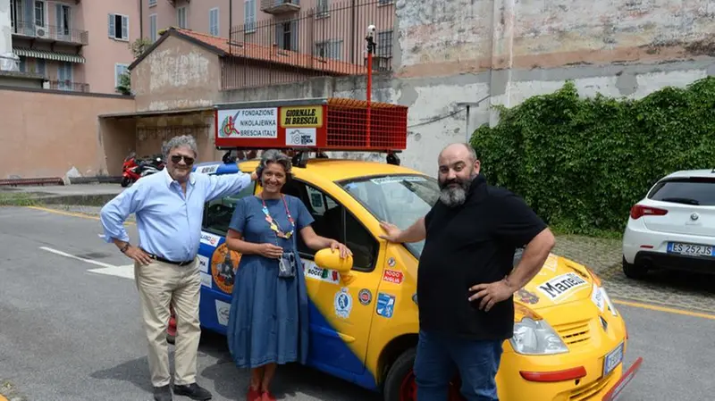 Mongol Rally, l'equipaggio bresciano al Gdb