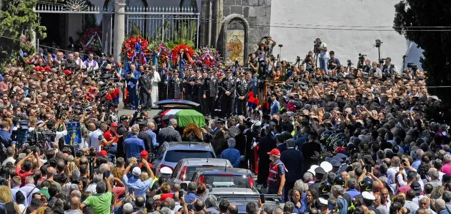 I funerali del carabiniere ucciso a Roma