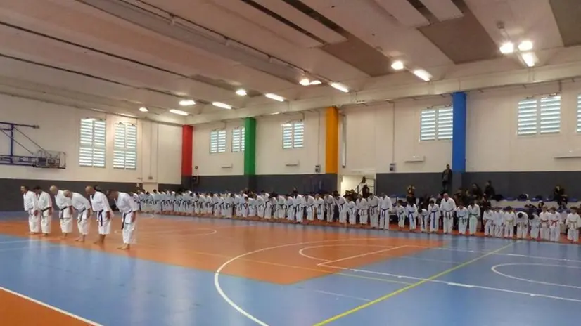 Karate tradizionale di Bedizzole durante un evento - Foto da Facebook © www.giornaledibrescia.it