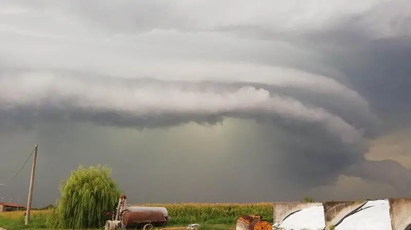 La tempesta sul Bresciano