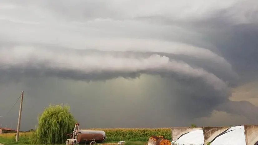 La tempesta sul Bresciano