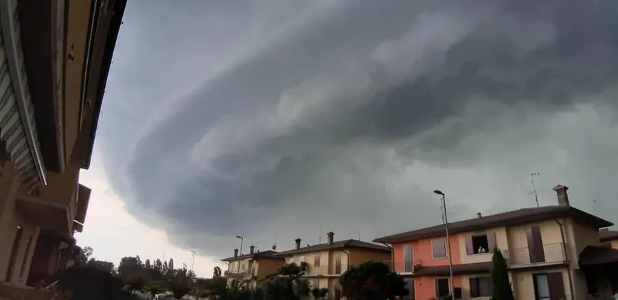 La tempesta sul Bresciano