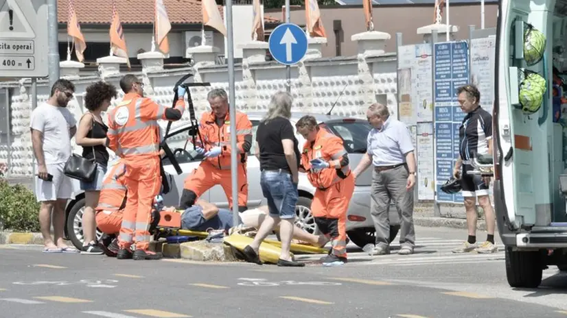 Ciclista investito a Ospitaletto