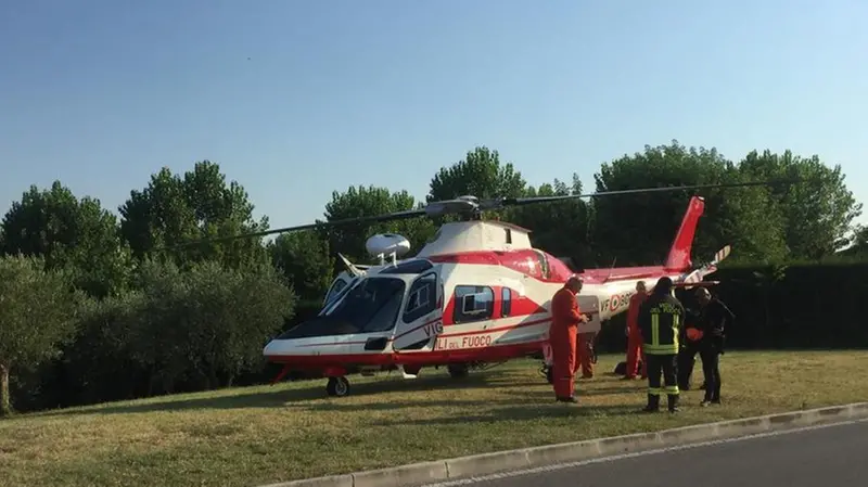 Ricerche in corso a Moniga del Garda
