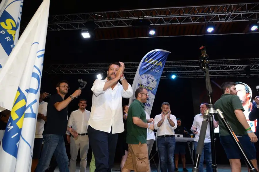 Matteo Salvini ospite a Adro