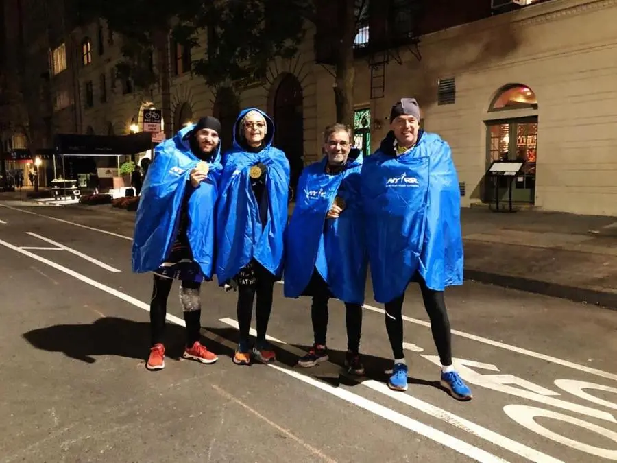 Le foto dei bresciani alla maratona di New York