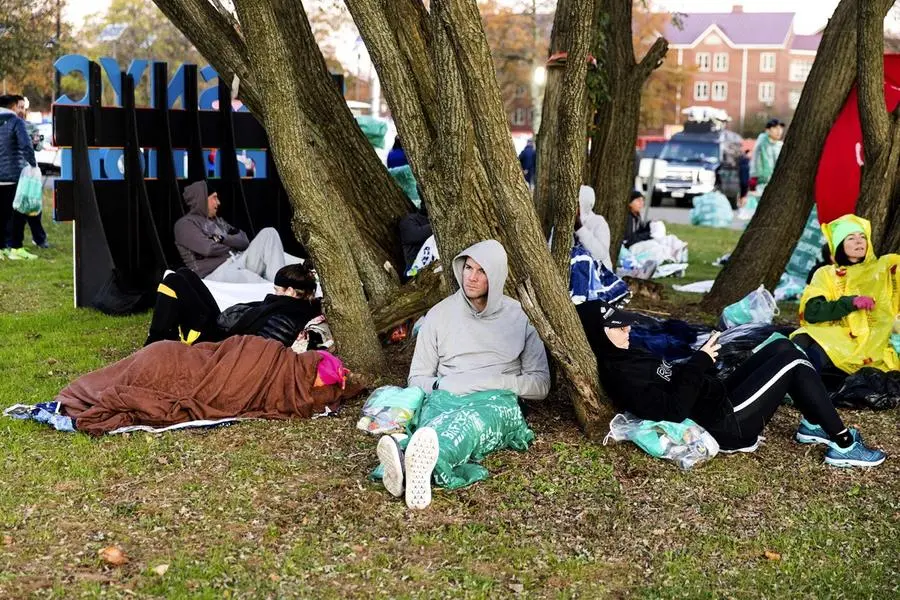 Maratona di New York, l'attesa prima della partenza