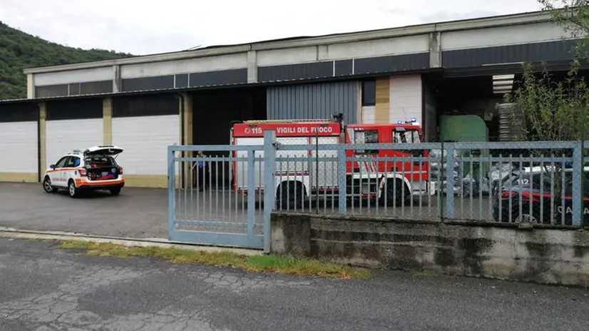 L'esterno dell'azienda Aem Maioli di Prevalle