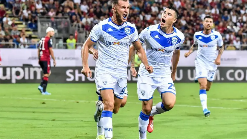 Il Brescia vince a Cagliari