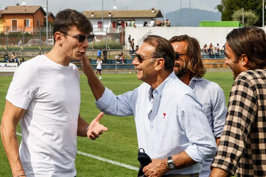Andrea Pirlo a Ospitaletto per tifare Brescia