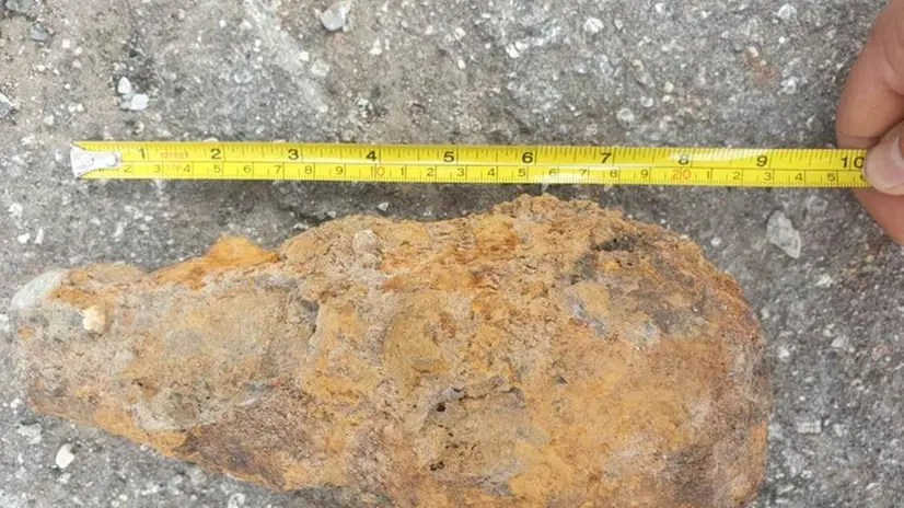 L'intervento alla Piccola velocità per due bombe inesplose