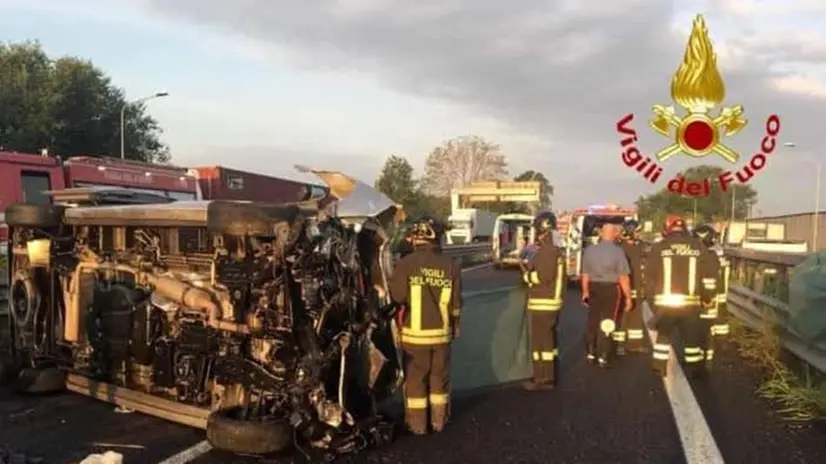 Il tragico incidente sulla sp14 a Segrate (Milano)
