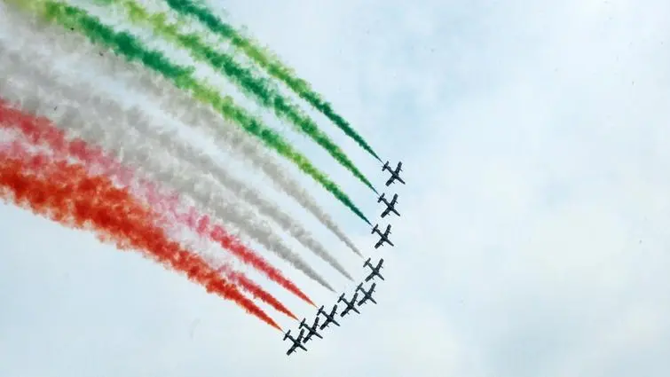 Frecce Tricolori: si sono esibite sul lago a inizio ottobre - Foto © www.giornaledibrescia.it