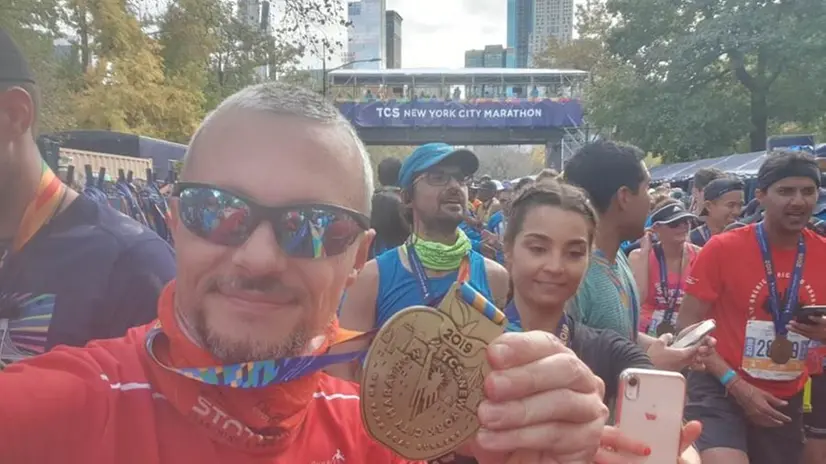 Le foto dei bresciani alla maratona di New York