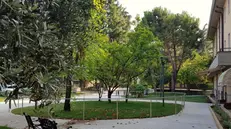 Uno scorcio del giardino sensoriale realizzato al Pio Ricovero di Castenedolo