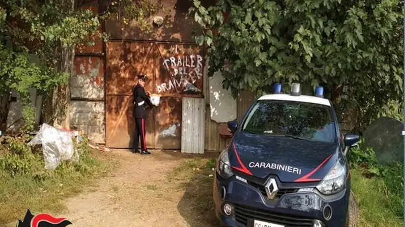 Il canile abusivo sequestrato dai carabinieri