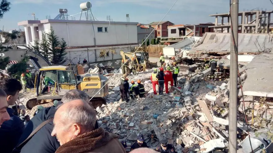 Terremoto in Albania, anche soccorritori italiani al lavoro