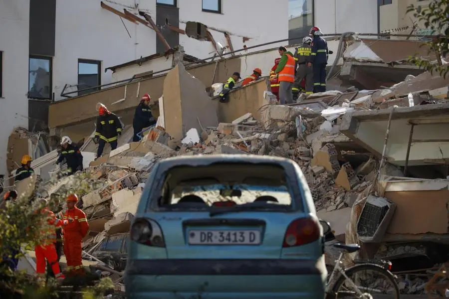 Terremoto in Albania, anche soccorritori italiani al lavoro