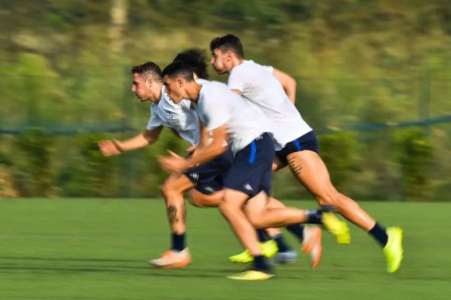 Balotelli al Brescia: il primo allenamento con i compagni