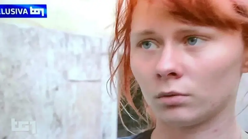 Anastasia Kylemnyk intervistata dal Tg1