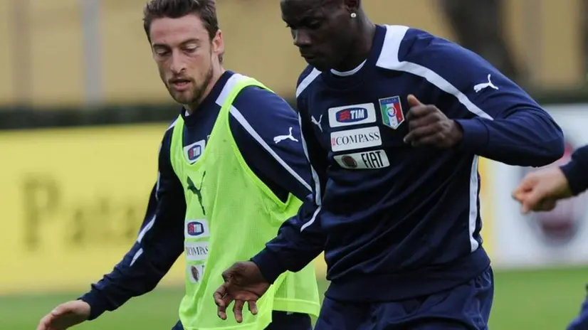 Marchisio e Balotelli hanno giocato insieme con l’Italia - © www.giornaledibrescia.it