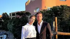 Marchisio e la moglie in una foto tratta da Instagram