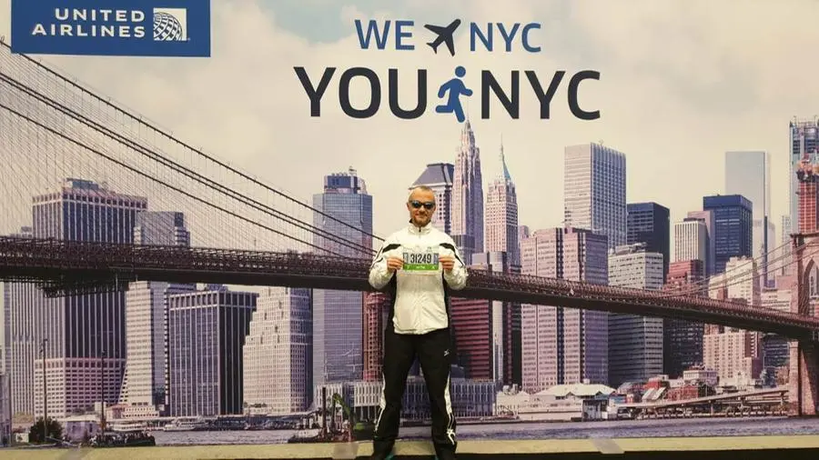 I bresciani alla Maratona, foto da New York