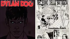 La copertina di un numero di Dylan Dog scritto e disegnato da Gigi Simeoni