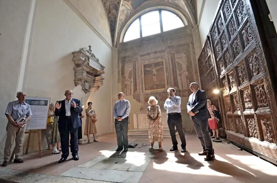 L'altare Averoldi nella chiesa del Carmine