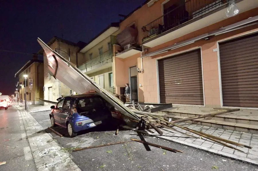 I danni del maltempo a Brescia e nell'hinterland