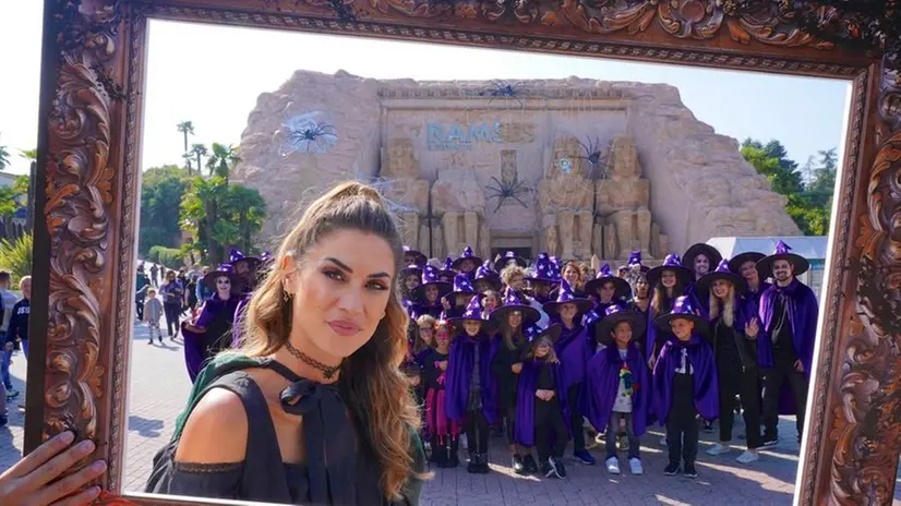 Melissa Satta a Gardaland - Foto © www.giornaledibrescia.it