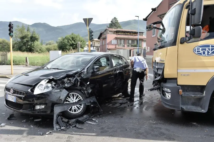 Incidente stradale alla Stocchetta