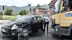 Incidente stradale alla Stocchetta